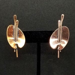 Renoir vintage copper palette clip-on earrings 🎨
